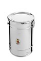 Picture of Stackable storage tank 50 kg with airtight lid, stainless steel