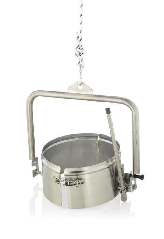 Logar Tilting Device for Storage Vessel 35/50 kg, Stainless Steel