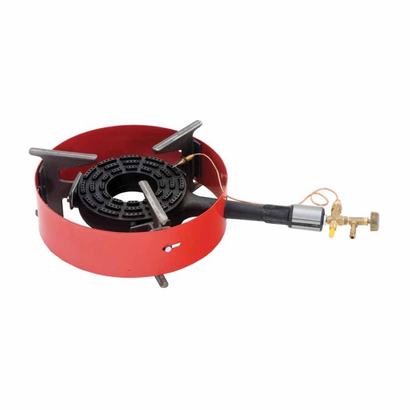 8 kW Gas Burner with Flame Failure Safety Device and Support Ring
