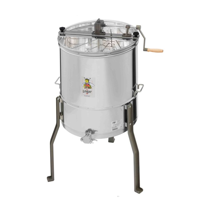 Logar 3-frame extractor, manual drive, 52 cm kettle, frames 37 x 48 cm, universal