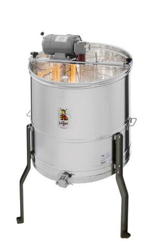 Logar 4-frame extractor, 110 W motor, 63 cm tub, no central axle, frames 37 x 48 cm, universal