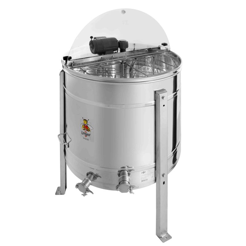 Logar 4-frame self-reversing extractor, drum Ø 76 cm, motor 110W, frames 26.5 x 48 cm