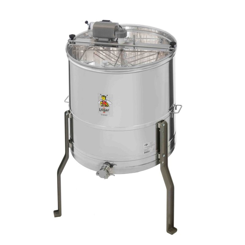 Logar 4-frame self-reversing extractor, 63 cm bowl, 110 W motor, frames 23 x 48 cm