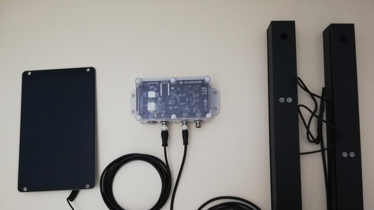 Configuration with a single weight sensor