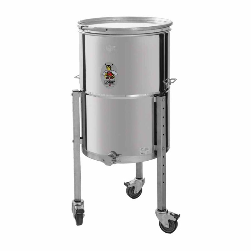 Logar 200 kg Filling Tank on Wheels with Sloping Bottom