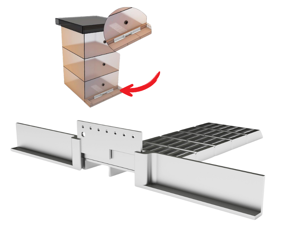 Bee Corridor to Prevent Robbing - Set of 5