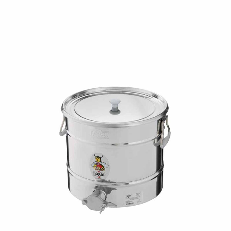 Logar Filling Container 25 kg with Sloping Bottom and Resting Lid